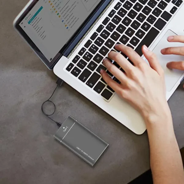 Portable HDd 500GB Hard Disk Storage Expansion USB Hard Drive Black Laptop External Hard Drive Data Storage External Hard Drive - Image 2
