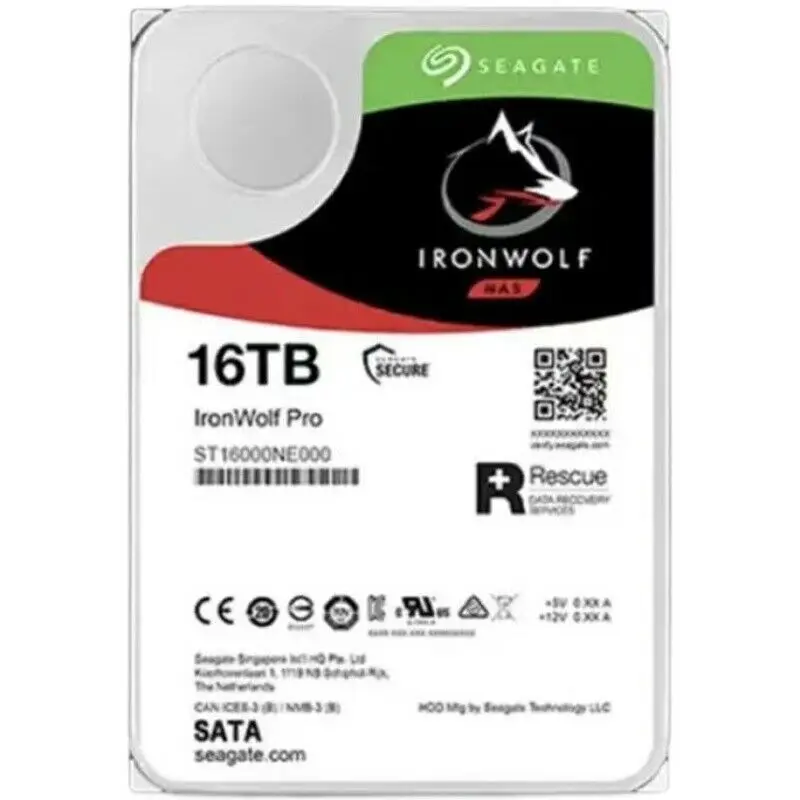 FOR Seagate IronWolf Pro 16TB Internal Hard Disk 7200RPM 3.5" (ST16000NE000) HDD NEW
