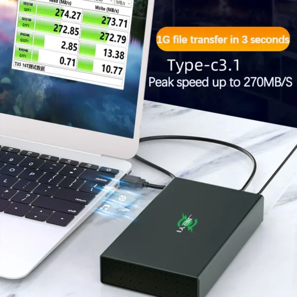 CoolFish External Hard Disk Hdd 12TB 14TB 16TB 18TB 20TB External Disk 3.5Inch High-capacity External Hard Drive Free Shipping - Image 3