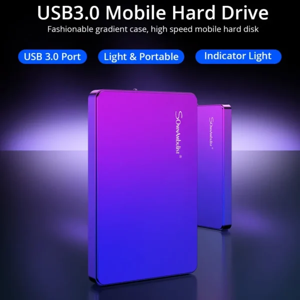 SomnAmbulist HDD 2.5Inch Portable External Hard Drive 250GB 320GB 500GB 1TB USB3.0 Storage Compatible for PC Laptops TV PS4 Xbox - Image 2
